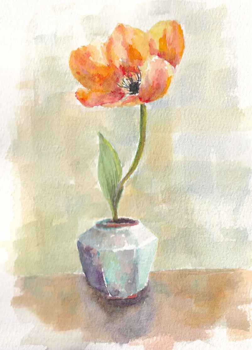 Watercolour painting
